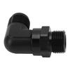 10AN To 10ORB Male Fitting Aluminum Alloy Black Anodizing 90 Degree for Fuel Lines Pumps Filters