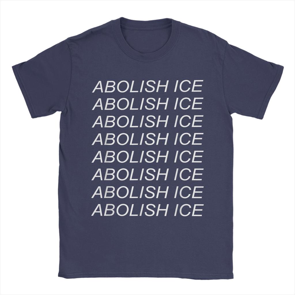 Abolish Ice Refugee Close The Camps Cotton TShirt For Mens Beach Vintage T Shirts Comfortable Harajuku Tee Shirt Plus Size