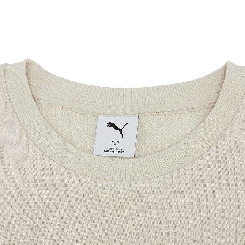 Puma Нет. 2 члена экипажа Серия TR Модный Простой Свитшот с круглым вырезом с длинным рукавом Унисекс свитшот 695942-87