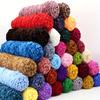 6pcs 600g Chenille Yarn Washable & Ultra Durable Crochet Velvet Yarn Resilient Yarn for Cushions Bags Knitting Projects DIY Craft Supplies