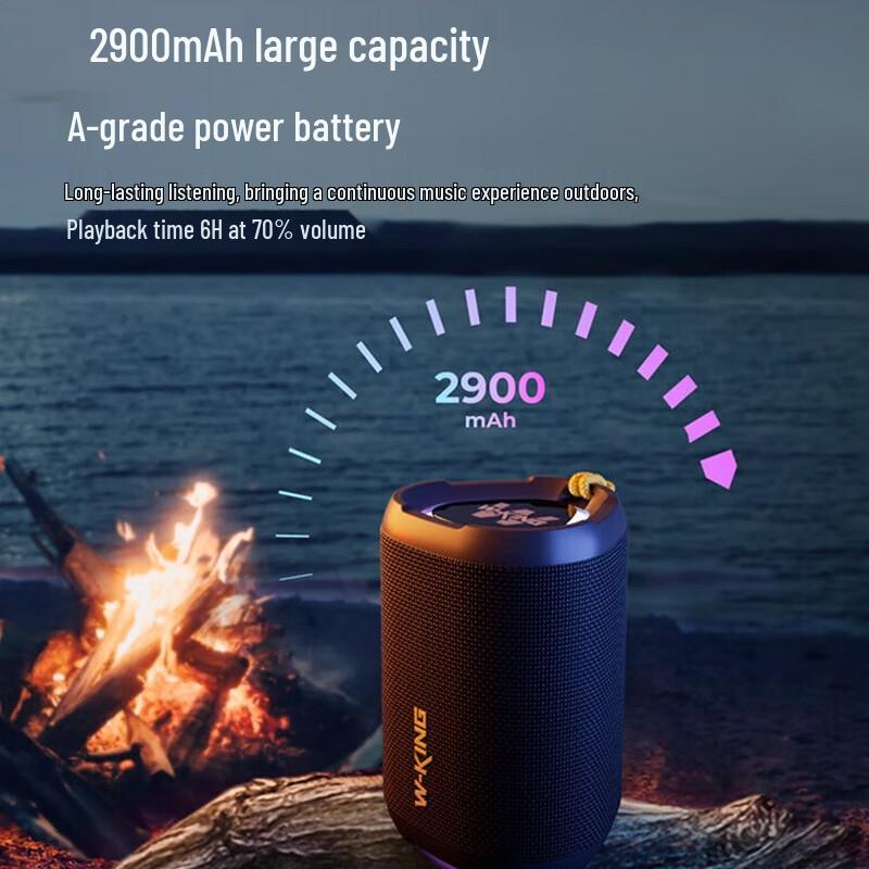 Портативная RGB Bluetooth-колонка W-King D110