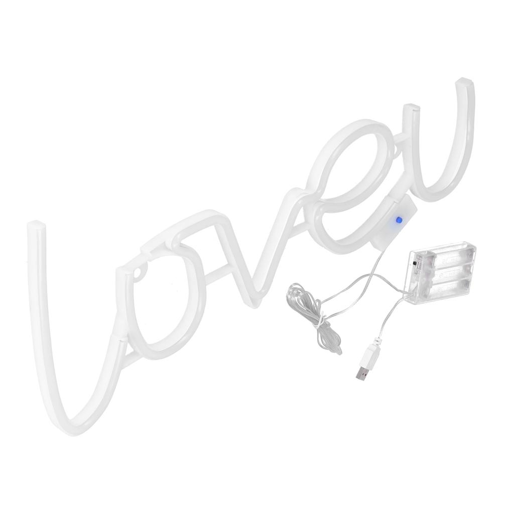 LOVEU Neon Light LED Красочные неоновые вывески для украшения дома, предлагающие праздничное украшение