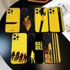 1 шт. Чехол для телефона из фильма «Убить Билла» для iPhone 17,16,15,14,13,12,11 Plus,Pro Max,XS, Мягкий силиконовый черный чехол