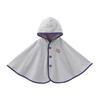 MIKI HOUSE Однотонное пончо/накидка из УФ-материала с мишками и кроликами, Сделано в Японии, Один размер подходит всем, Цвет, Дизайн, Защита, Япония, Детская одежда, Для мальчиков/девочек,
