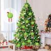 Grinch Green Fluffy Ball Ornaments: Christmas & New Year Tree Decorations, Festival Party Gifts