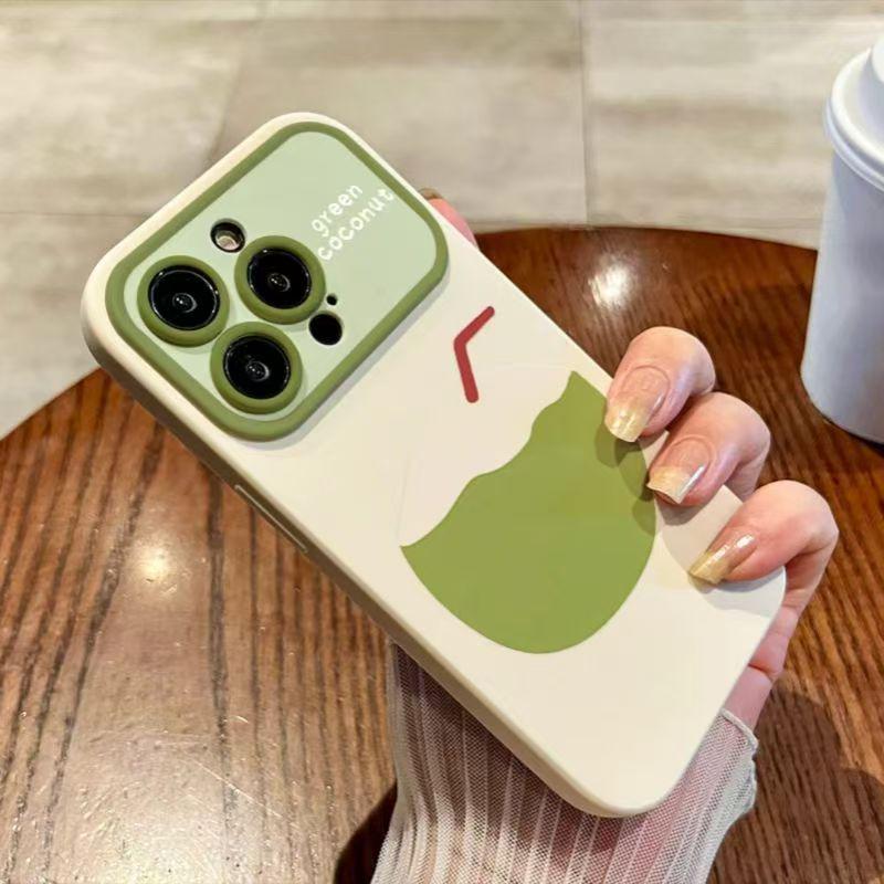 Чехол для iPhone 17 Pro Max 16 «Кокос и яблоко» – Ударопрочный, с большим окном, Мягкий защитный корпус