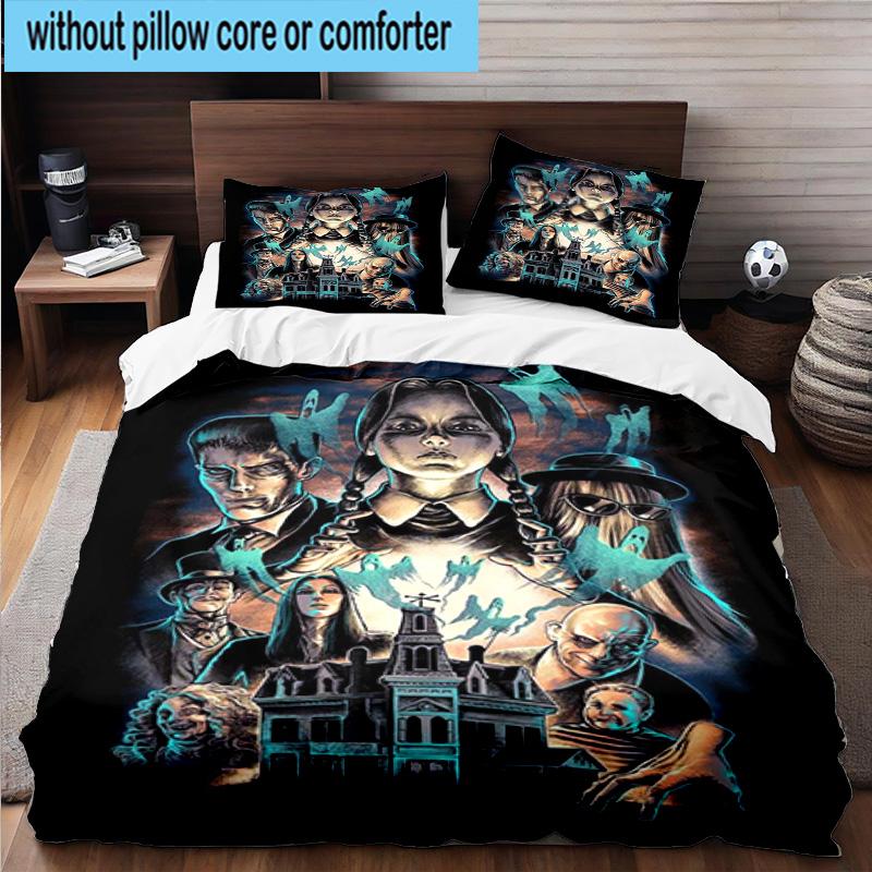 3PCS Colorful Web Adams Design 3pcs Bedding,Including 3PCS Duvet Cover And 2pcs Pillowcases Perfect for Christmas,Ideal for Bedroom, Dormitory