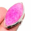 Ruby(Simulated) Gemstone Handmade 925 Sterling Silver Jewelry Ring Size 7