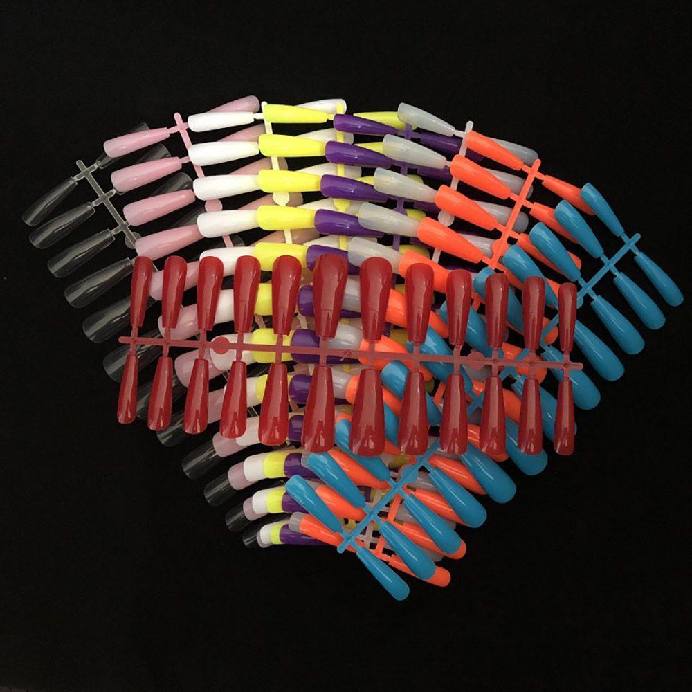 24Pcs/Set Art Extension Full Cover Nail Tips Ballerina Nail False Nails Coffin Fake Nail