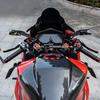 Для HONDA CBR650R CB1000RR CBR600RR CBR250R CBR600F4 Комплект боковых крыльев для мотоцикла Спойлер Обтекатель Зеркало заднего вида Комплект фиксированных крыльев