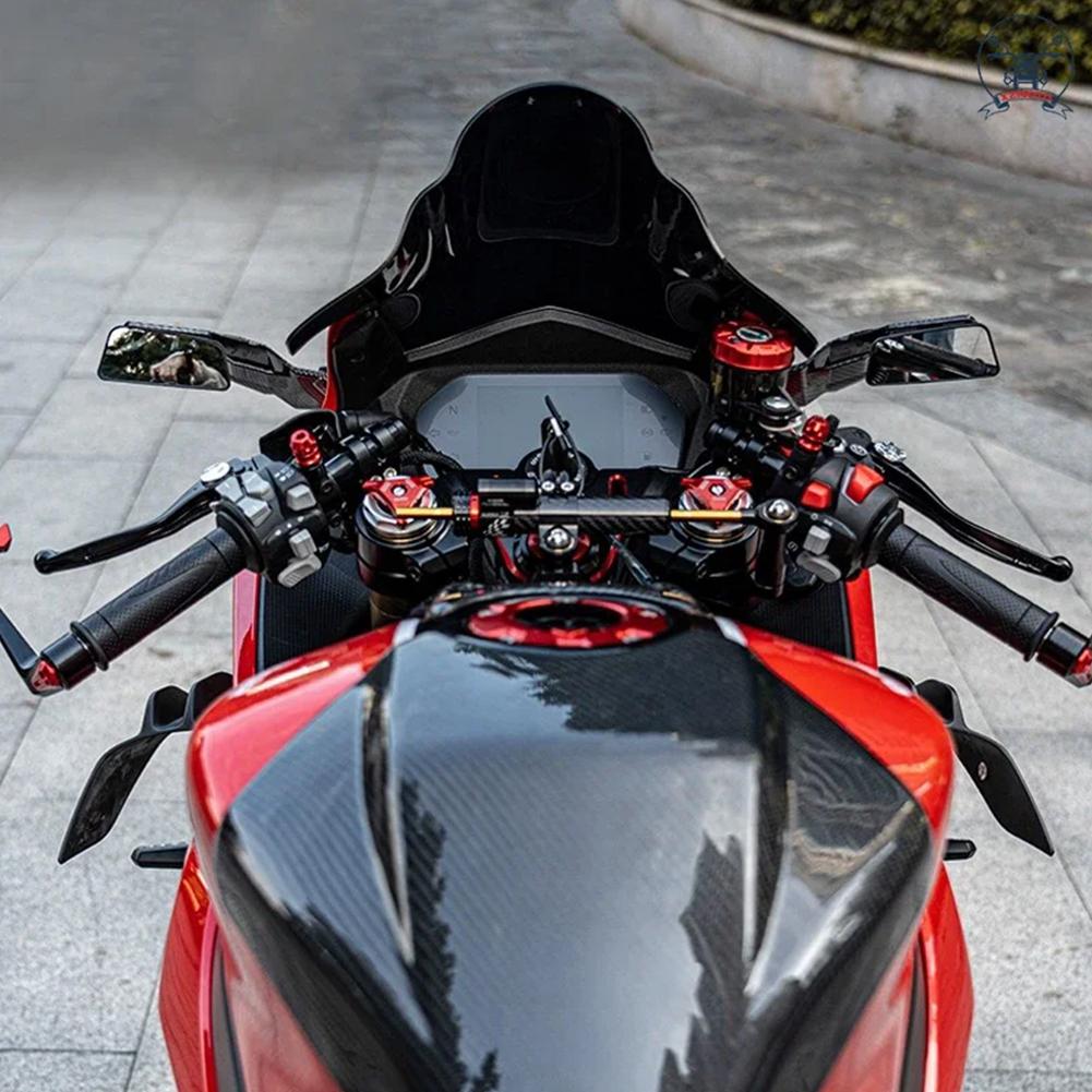 Для HONDA CBR650R CB1000RR CBR600RR CBR250R CBR600F4 Комплект боковых крыльев для мотоцикла Спойлер Обтекатель Зеркало заднего вида Комплект фиксированных крыльев