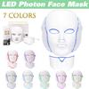 7 Colors LED Light Facial Mask Photon Face Neck Mask Rejuvenation Face Mask Machine Household Beauty Light Therapy
