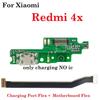 USB-док-станция, разъем для зарядного устройства, порт зарядки, громкость включения, выключения, материнская плата, гибкий кабель, динамик для Xiaomi Redmi 4X