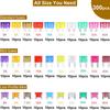 300pcs Fuses Assortment Kit Plug In Blade with 2 Circuit Testers Storage Box for Car Truck SUV RV Marine Boat 3A 5A