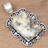 Подвеска Crazy Lace Agate Gemstone Valentine'Day Ethnic Silver Jewelry 2"