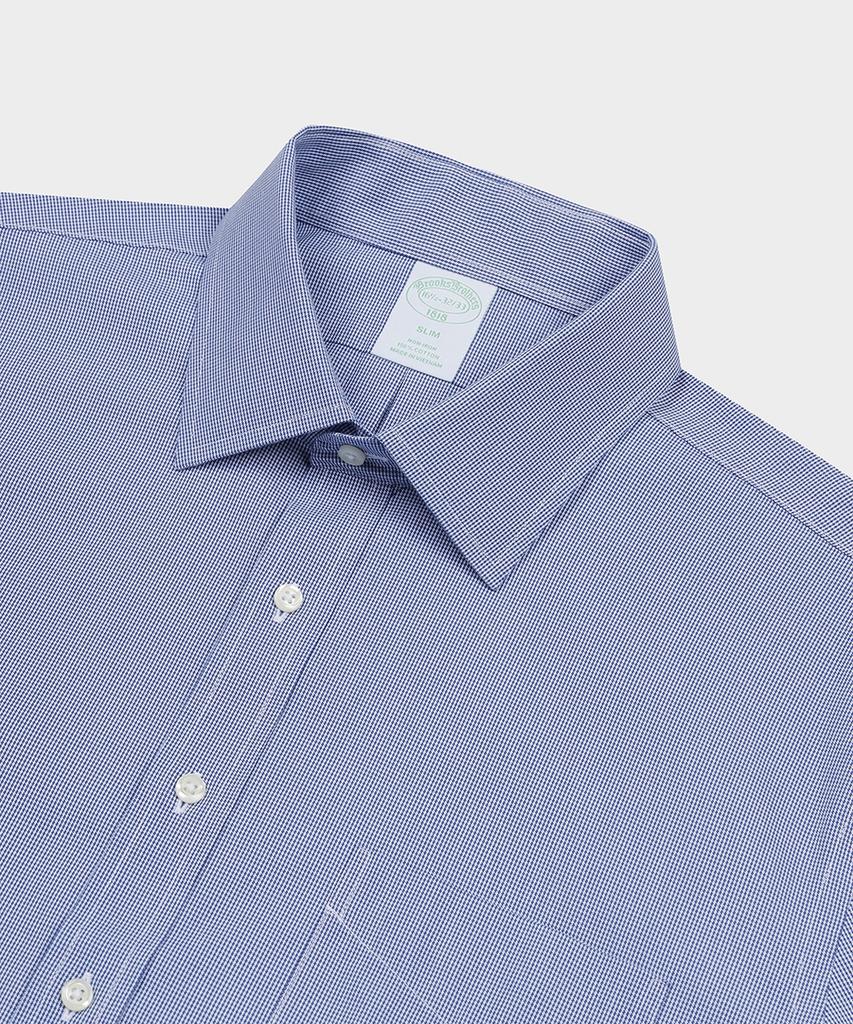 BROOKS BROTHERS Рубашка-платье Ainsley с узором "гусиная лапка", не требующая глажки (синий) (Bbtsmf0412)