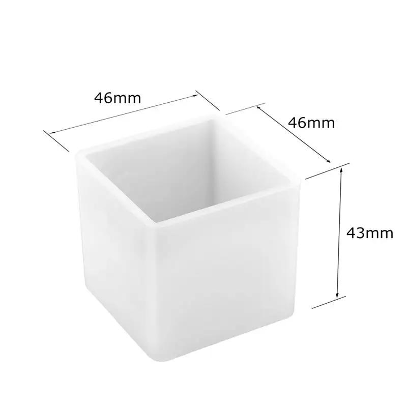 Силиконовая форма для литья из смолы 3D куб для DIY, кристальной эпоксидной УФ-смолы, изготовления ювелирных изделий, поделок, кристального украшения, силиконовая форма