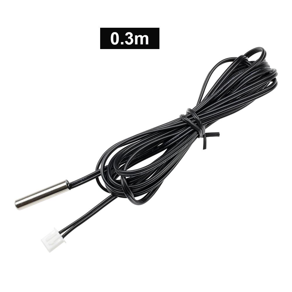 NTC 10K 1% 3950 Thermistor Temperature Sensor 0.3M 0.5M 1M 2M 3M 5M 10M Waterproof NTC Temp Probe Cable For Arduino W1209 W1401
