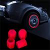 4/20PCS Luminous Car Tire Valve Cap Fluorescent Night Glowing Decor Motorcycle Bike Wheel Nozzle Dustproof Tyre Valve Stem Caps Tire Chucks 1