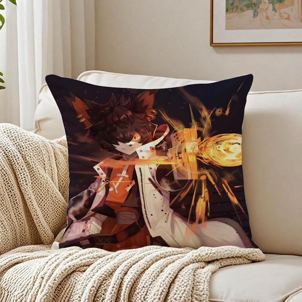 AAak Cushion Cover Linen Pillowcase Soft for Sofa Bed Home Room Decor