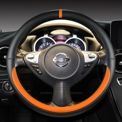 Для Nissan Juke F15 F16 2010 ~ 2023 искусственная кожа автомобильный чехол на руль быстрая доставка автоаксессуары