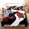3D Печать Green Day AMERICAN IDIOT Комплект постельного белья Односпальный Twin Full Queen King Размер Комплект для кровати Взрослая спальня Комплекты с пододеяльником Аниме Постельное