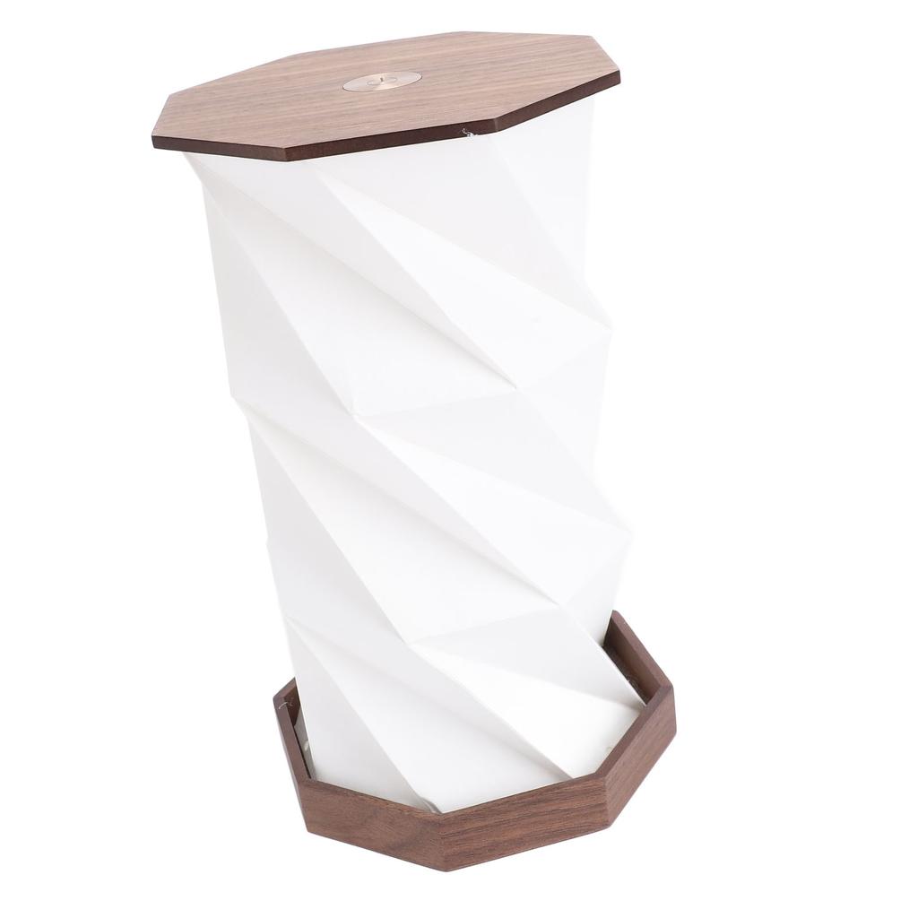 Лампа на прикроватном столике с регулируемой яркостью, сенсорная лампа на батарейках, вращающийся складной бумажный фонарь