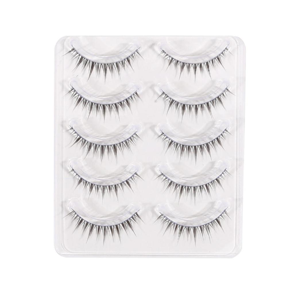 5 пар натуральных накладных ресниц макияж искусственные ресницы для девушек и женщин DIY наращивание ресниц косплей косметика инструмент для красоты