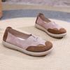 Туфли женские весенние и осенние новые ленивые педальные дышащие и износостойкие одинарные туфли удобные на мягкой подошве женские туфли для мам