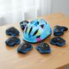Ventilated Helmet with Knee Elbow Wrist Protectors AllAround Roller Skating ImpactResistant Gear Kit