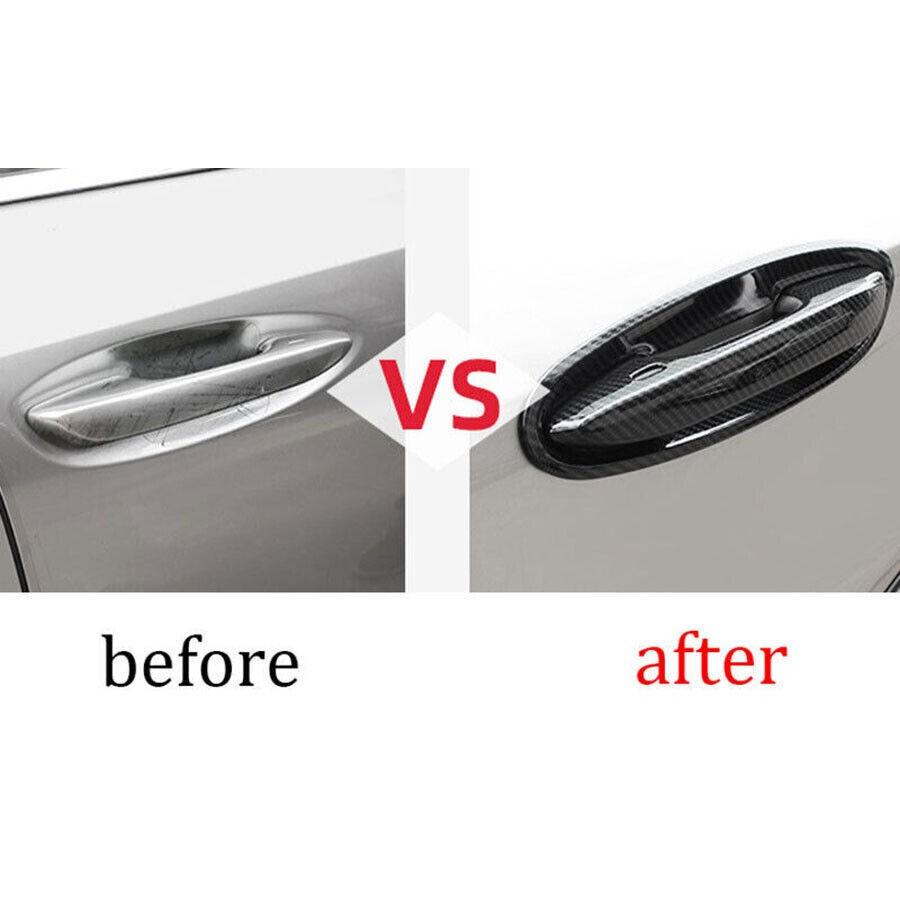 For Lexus ES250 300h 350 2019-22 ABS Carbon Fiber Outside Door Handle Cover Trim