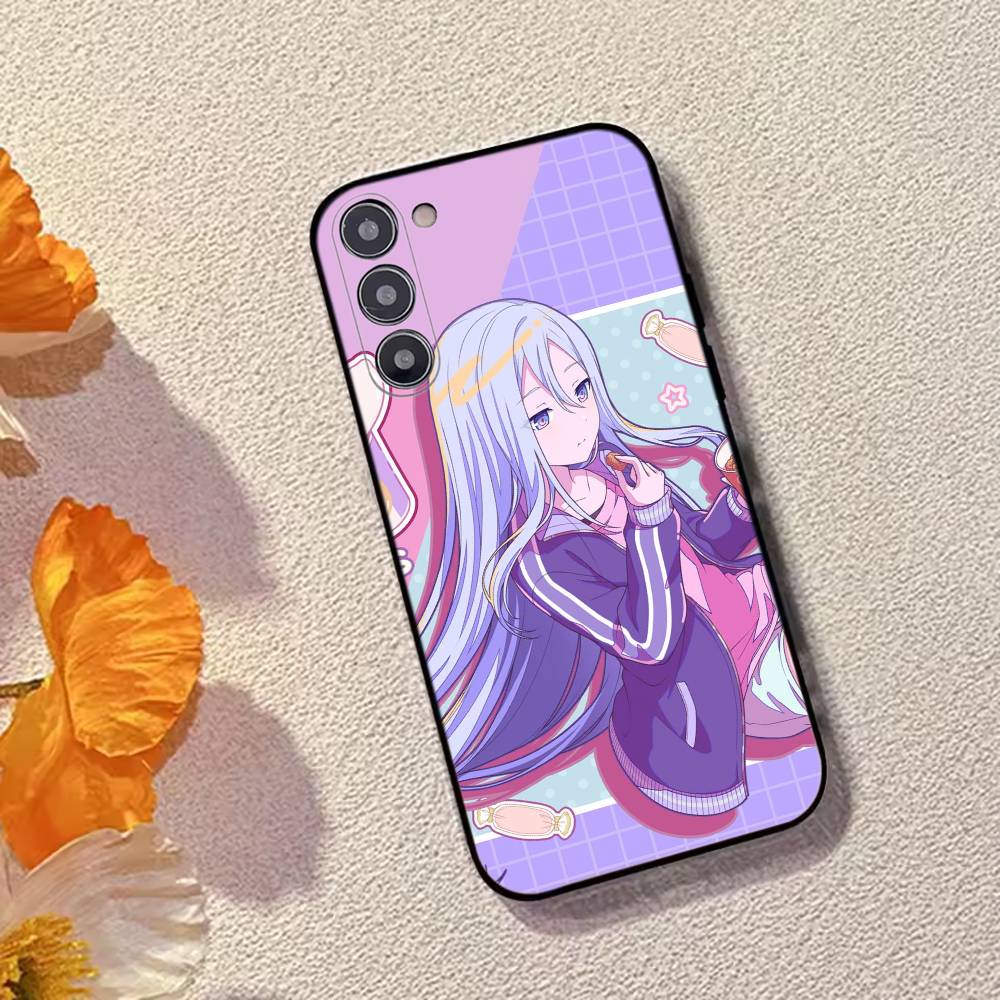 Игровой проект S-SEKAI Y-Yoisaki Kanade Чехол для телефона для Samsung Galaxy A73,A72,A71,A70,A53,A52,A51,Мягкий силиконовый черный чехол