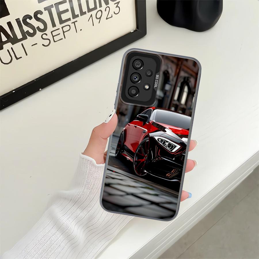 Back Phone Cover Case for Xiaomi Redmi A5 14C 10C 13C 9T 12C A1 A2 Plus 9C K60 Smoke Handsome Sports Car