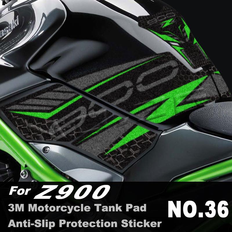 Для Z900 z900 2017-23 3M мотоциклетная противоскользящая накладка на бак наклейка защита наколенника наклейка аксессуары водонепроницаемый