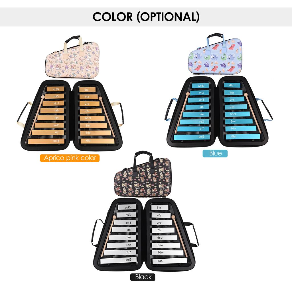 16-клавишный глокеншпиль, 16-нотный алюминиевый пластинчатый ксилофон, музыкальная перкуссия для раннего образования