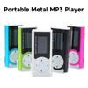 Портативный мини-MP3-плеер. Металлический MP3-плеер с ЖК-экраном. Светодиодная подсветка. Поддержка карт памяти TF.