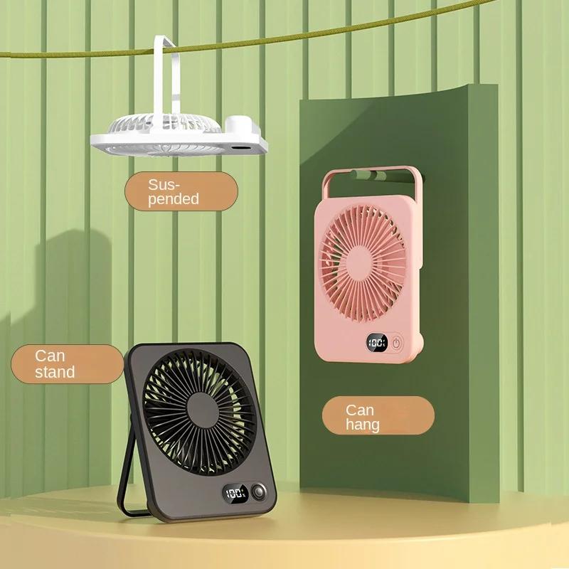 Сверхтихий складной настольный вентилятор, мини-вентилятор, офисный настольный вентилятор Hieleras portatil Портативный вентилятор Шейный вентилятор Ручной вентилятор Портативный вентилятор