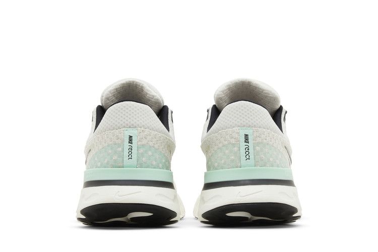 Men's Sneakers Nike React Infinity Run Flyknit 3 Phantom Black Mint Phantom/Black-Light Bone-Sail