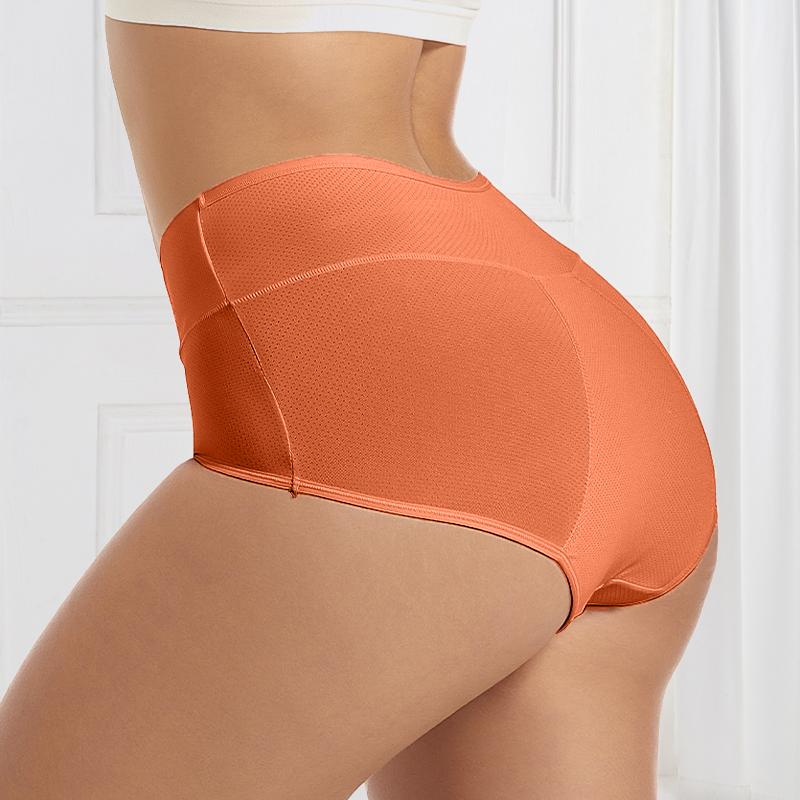 Ultra Soft Bamboo Period Underwear 4-Layer Absorbent Leakproof Briefs Reusable Washable Menstrual Panties
