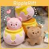 Plush Butter Bear Toy Honey Pot Series Pendant Stuffed Animal With Cotton Pp