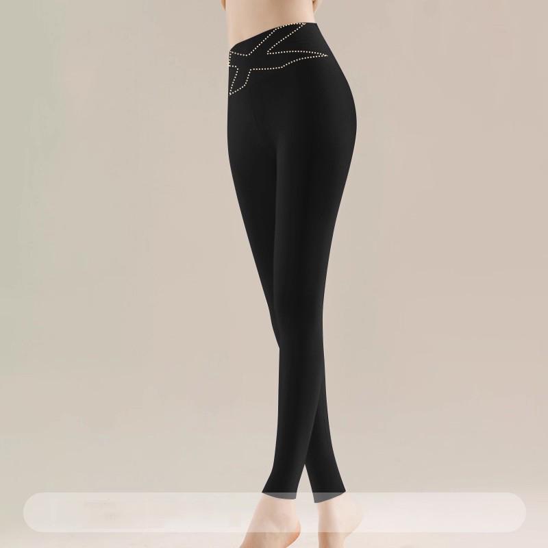 Зимние женские легенсы с высокой посадкой, стрейч высокого качества