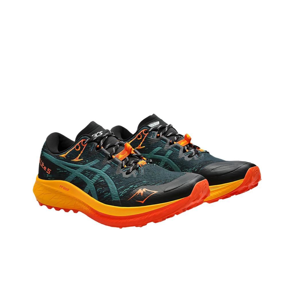 Asics Мужские кроссовки Fuji Lite 5 Saxon Green Rainy Lake, черные 1011B889-300