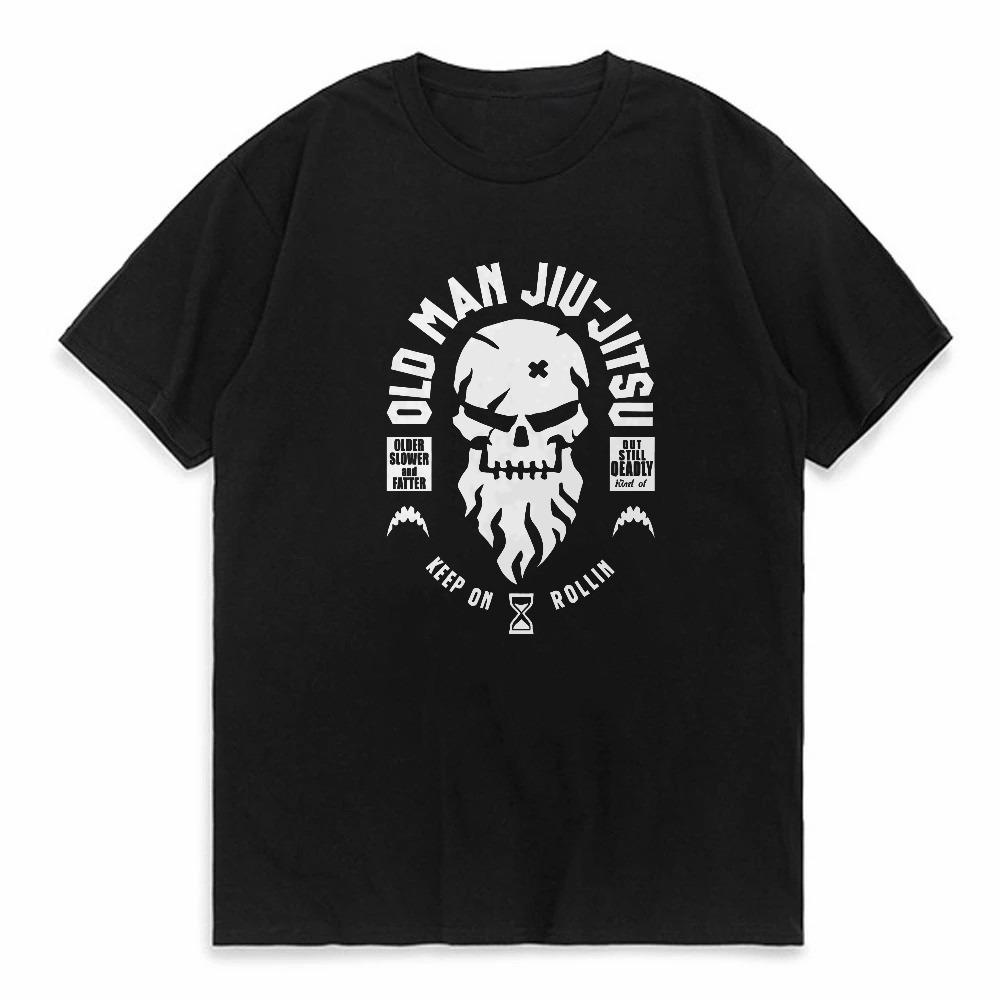 Old Unisex Jiu Jitsu print graphic TShirt Unisex breathable top for sports tee fashion Harajuku Street Style t shirt o neck casual tee