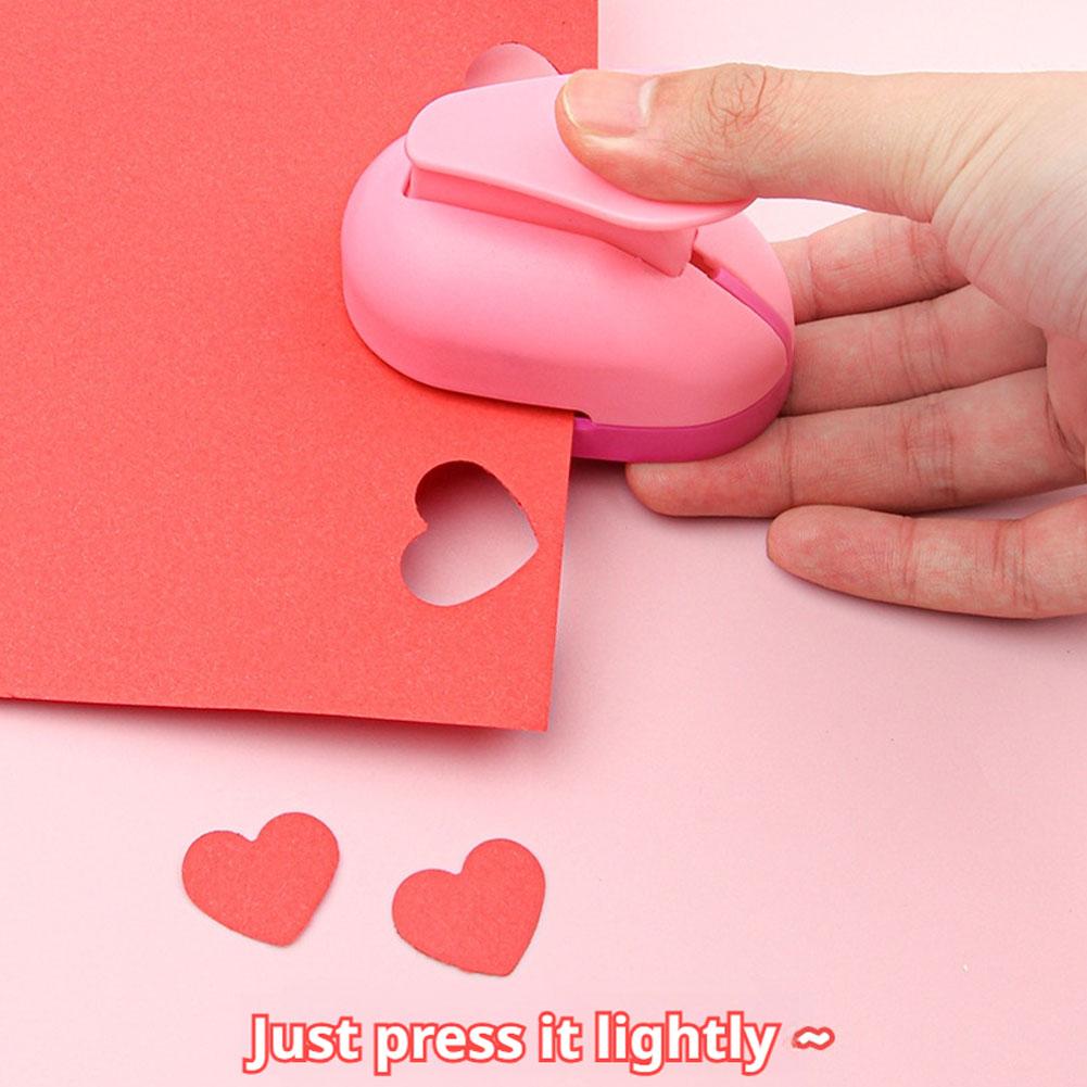 Heart Punch DIY Embossing Punches Scrapbooking Machine Paper Cutting Hole Punch Rounder Cutter