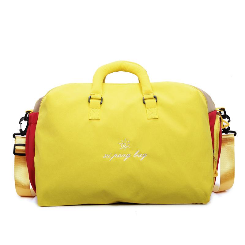 Korean-style fashion travel bag with separate shoe compartment, lightweight women's yoga bag, outdoor sports fitness training bag, maternity bag