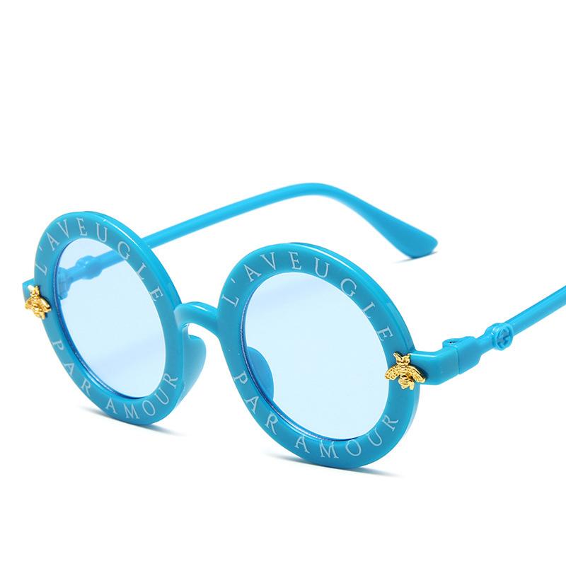 Винтажные популярные детские высококачественные детские горячая распродажа круглые солнцезащитные очки в стиле стимпанк очки Bee Oculos для мальчиков роскошные солнцезащитные очки для девочек уникальные