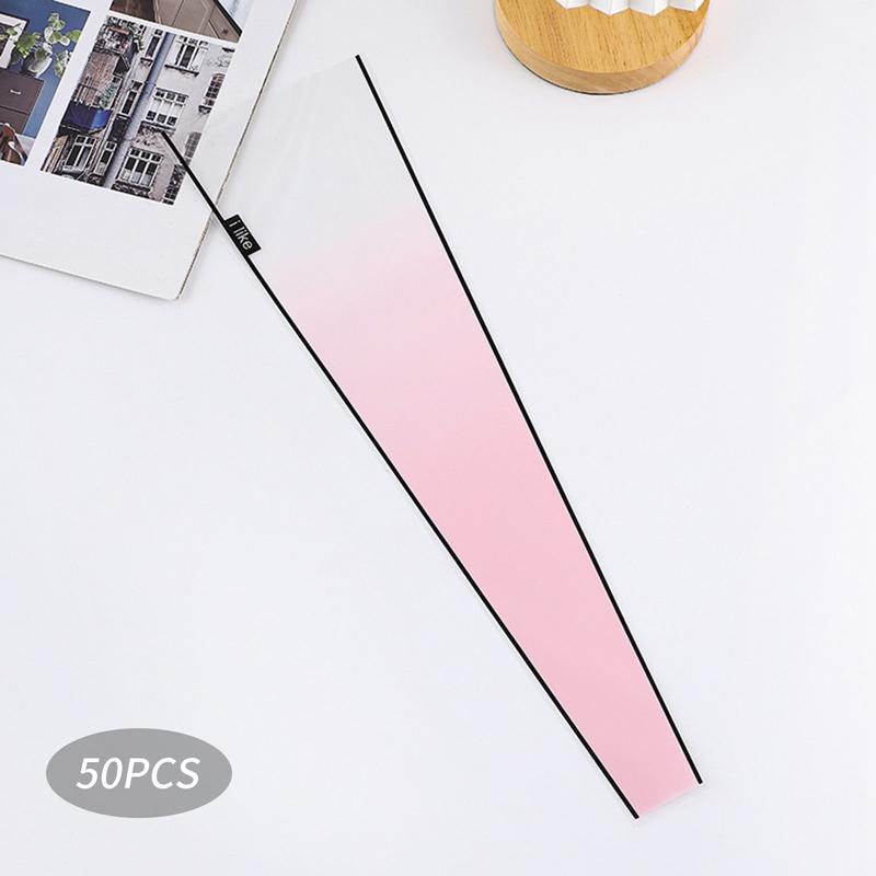 50 шт. свежей цветочной упаковки бумажный пакет одиночный букет роз упаковка прозрачная стеклянная бумага свежая цветочная упаковка