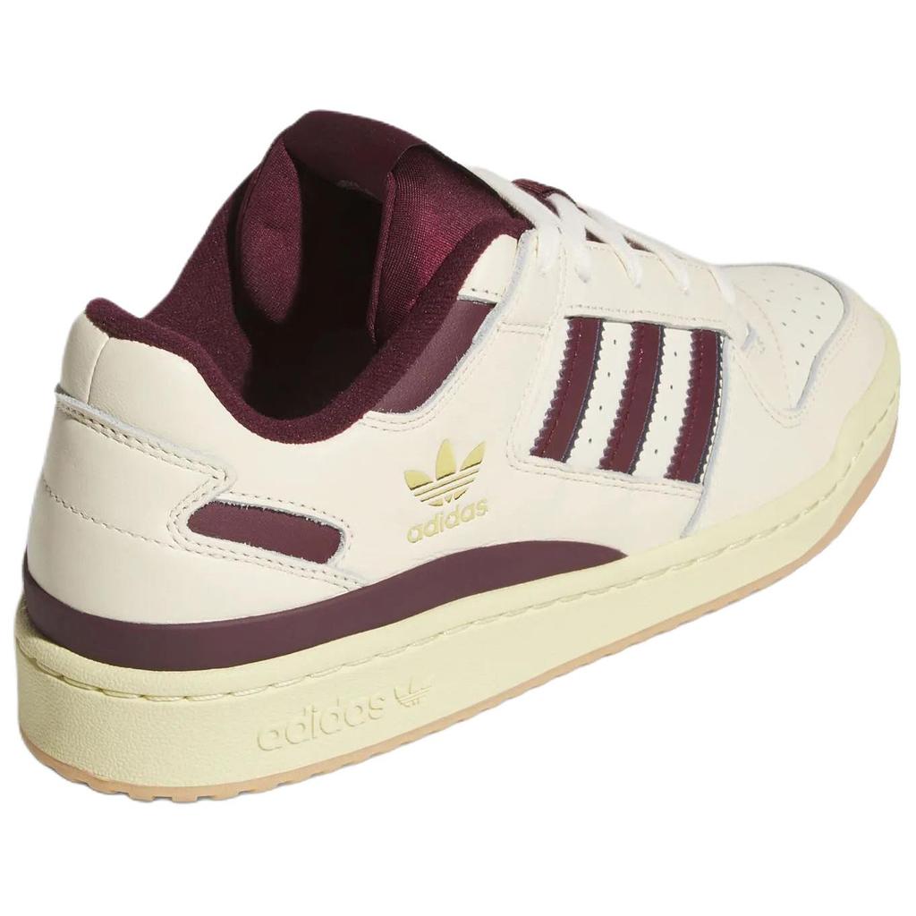 Unisex Sneakers Adidas Originals FORUM CL Skate Shoes Unisex Low-top Ivory/Dark Reddish Purple/Dark Navy Blue