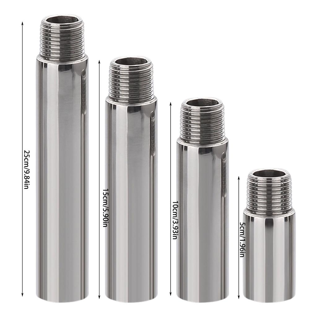 1/2 Удлинитель для душевой лейки Стальная труба Выдвижной кронштейн для душевой лейки Простая установка для регулировки высоты душевой лейки