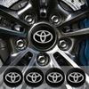 Годовой стикер техосмотра для автомобиля Toyota Hilux Prius Auris Corolla Camry Наклейки с логотипом автомобиля Наклейки на центральные колпачки ступиц колес автомобиля